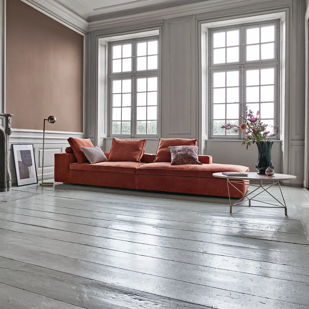 Fatty modulsoffa, tyg soft 23 orange Eilersen