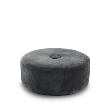 Wheel fotpall 1 knapp Ø80 cm - tyg grå - Eilersen