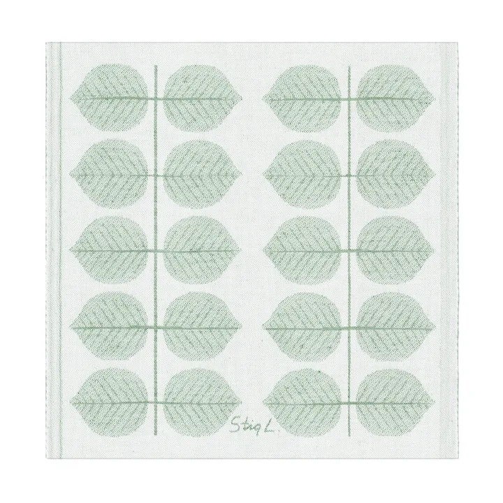 Berså servett 35x35 cm - Grön - Ekelund Linneväveri