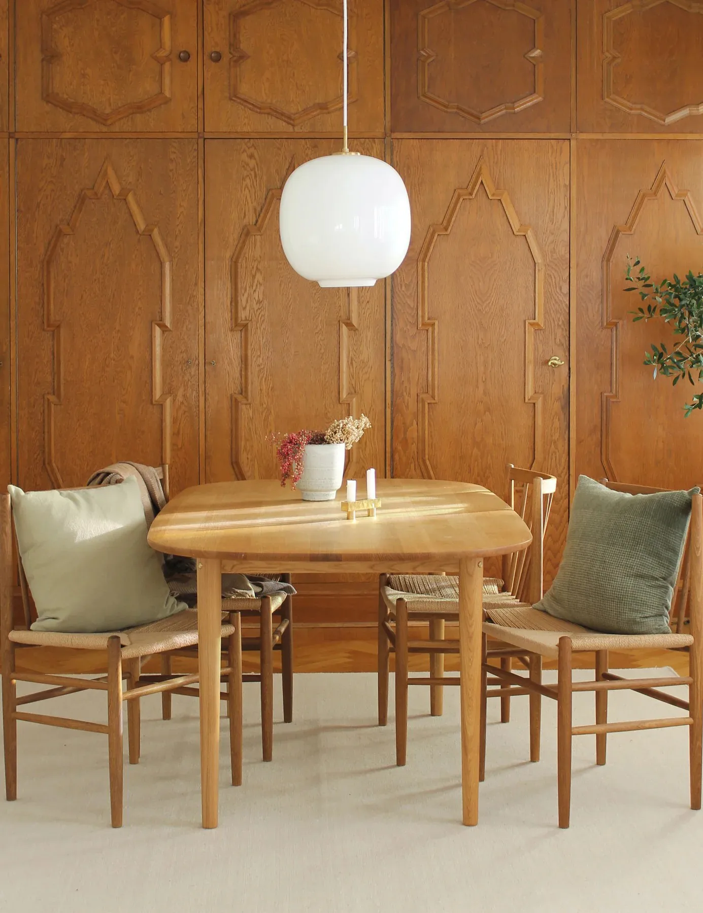 Horizon kuddfodral 40x60 cm, Bottle green Elvang Denmark
