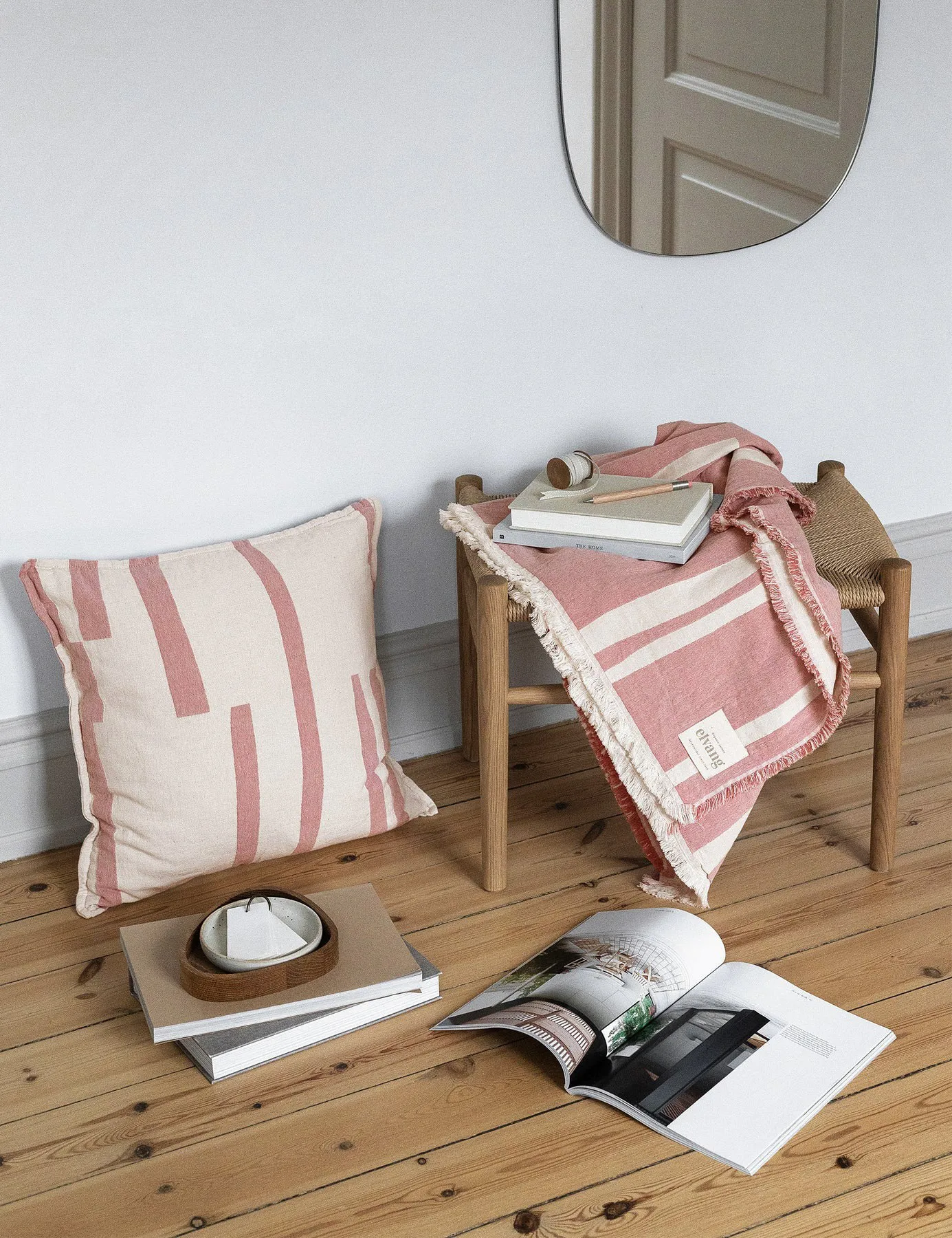 Lyme Grass pläd 130x180 cm, Rose Elvang Denmark
