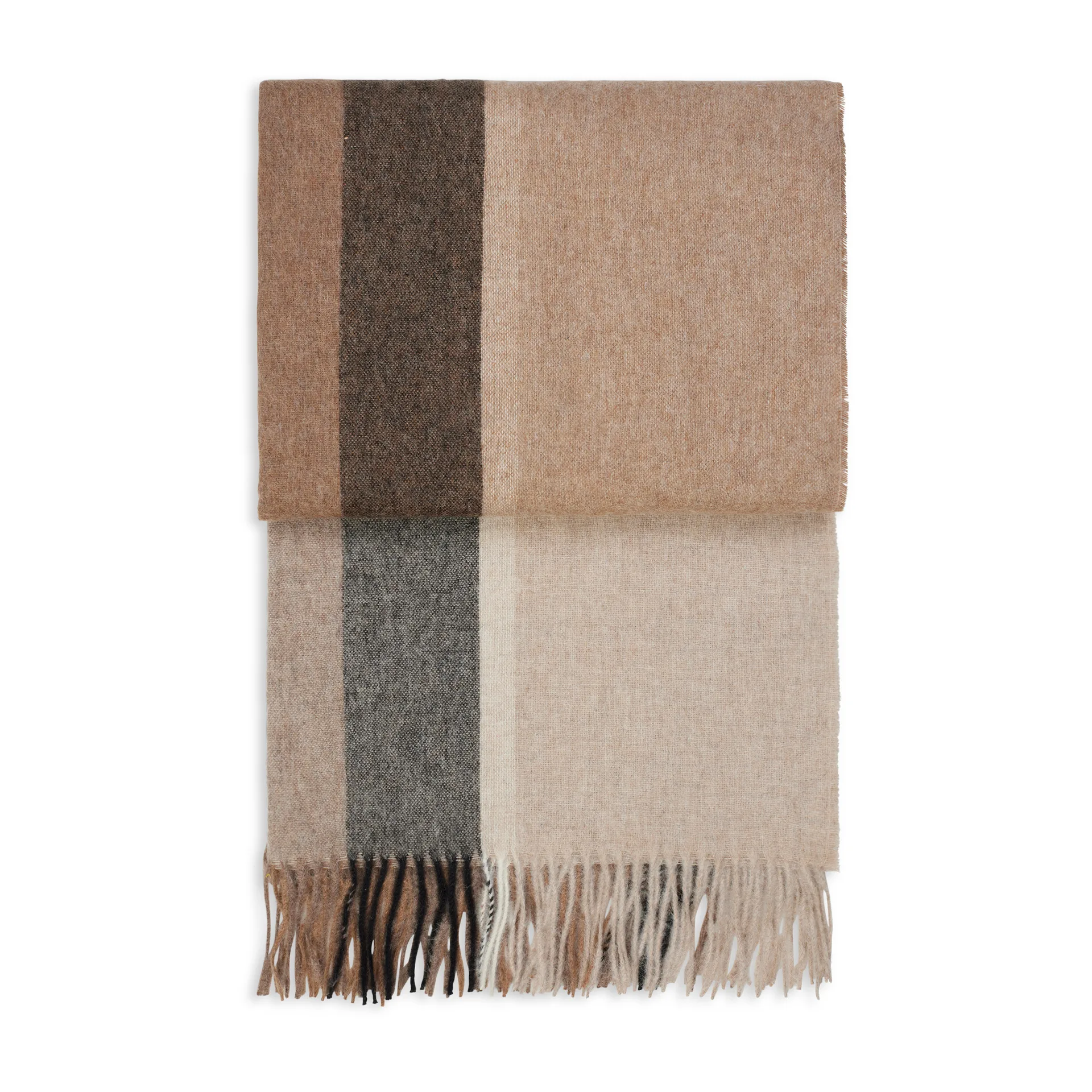 Manhattan pläd, Beige Elvang Denmark