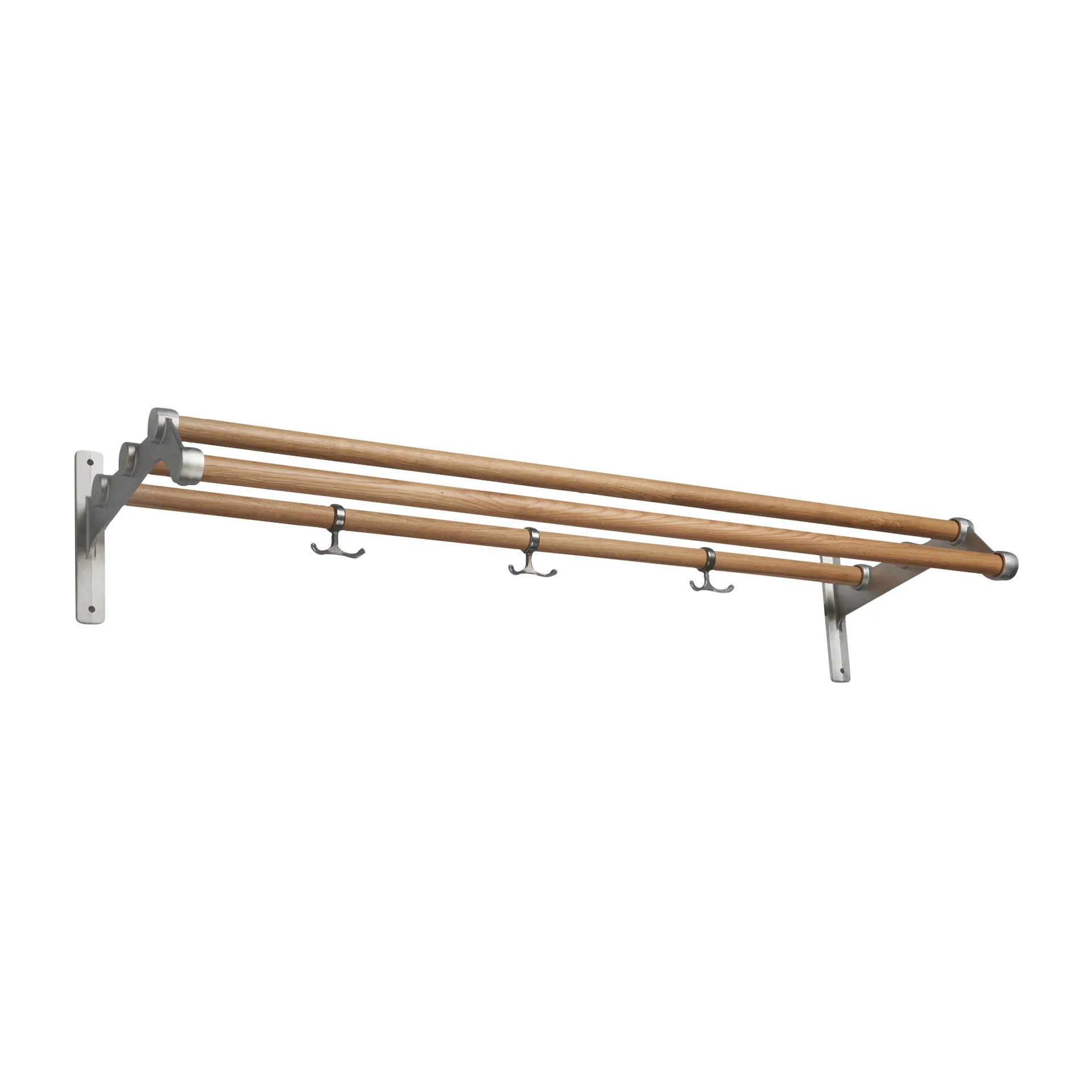 Nostalgi 291 hatthylla 100 cm, Ek-aluminium Essem Design