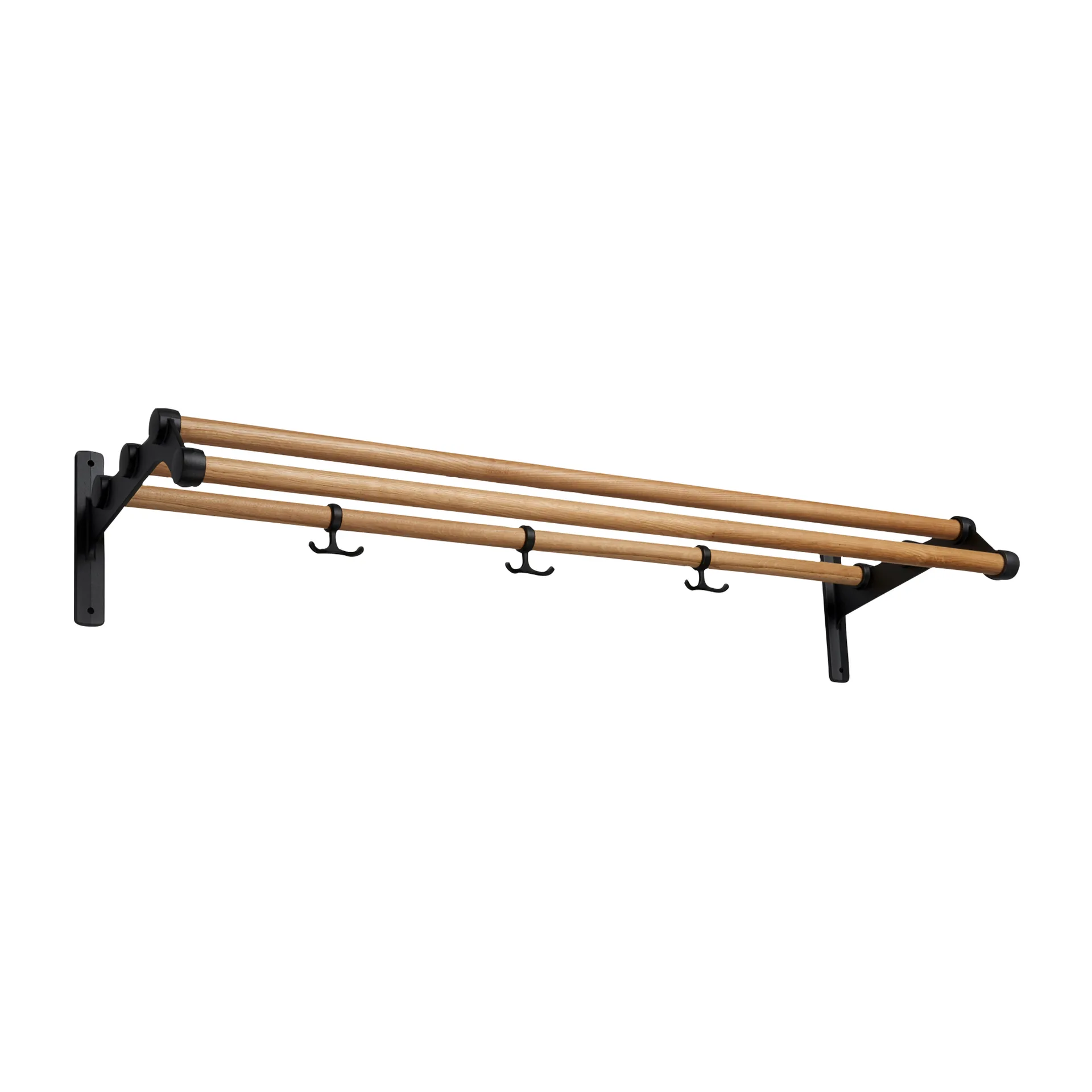Nostalgi 291 hatthylla 100 cm, Ek-svart Essem Design