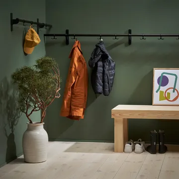 Nostalgi kroklist - Valnöt-svart stativ - Essem Design