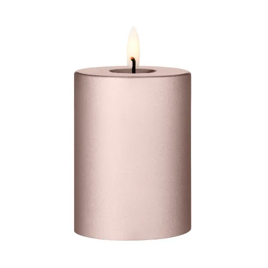 ester & erik blockljus LED, 94 Champagne Metallic, 10 cm ester & erik