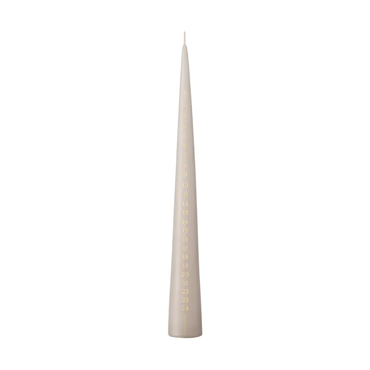 ester & erik kalenderljus 37 cm - 22 linen grey - ester & erik
