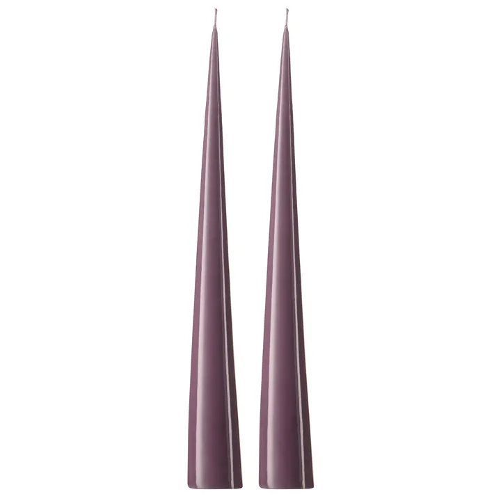 ester & erik konljus 37 cm 2-pack lackad - Muted mauve 42-0 - ester & erik