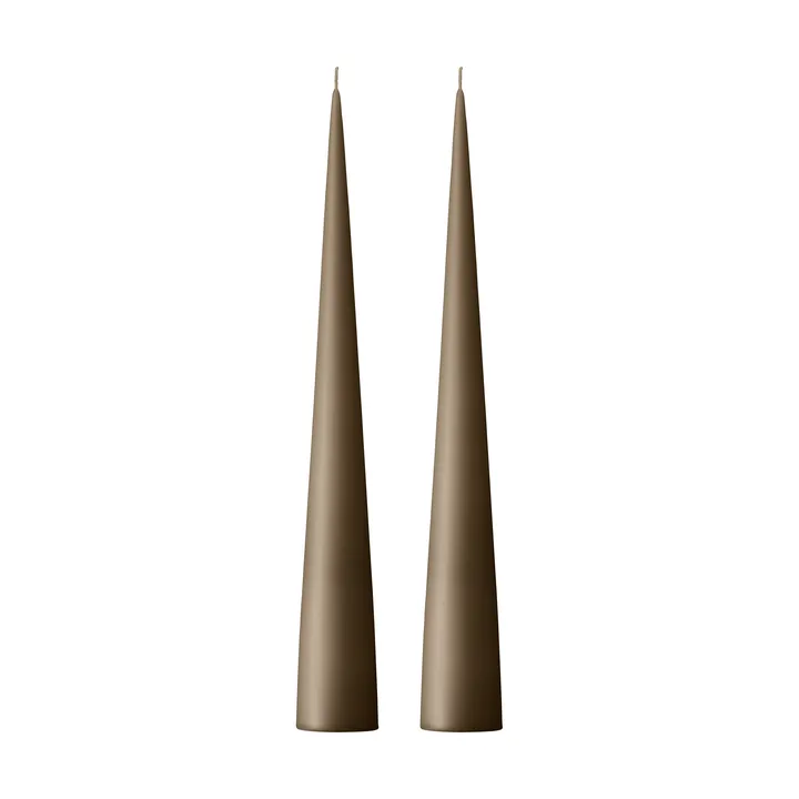 ester & erik konljus 37 cm 2-pack matt - Caviar 77 - ester & erik