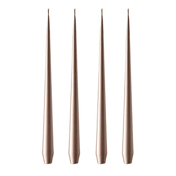 ester & erik ljus 32 cm 4-pack metallic - Champagne - ester & erik