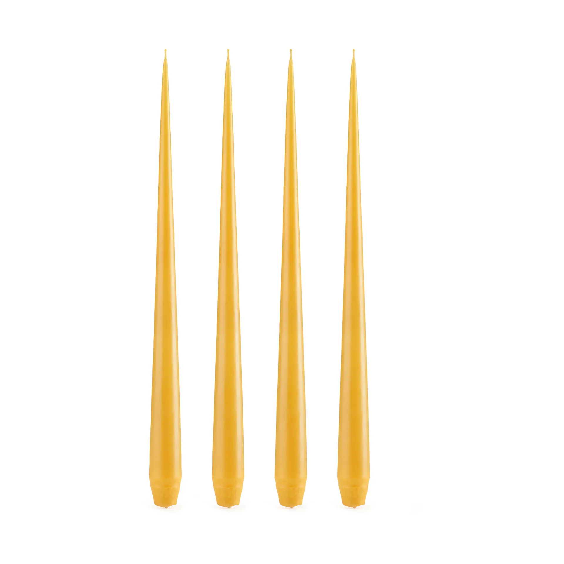 ester & erik ljus 4-pack matt, honey balm, 42 cm ester & erik