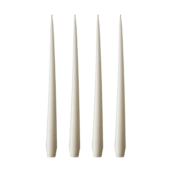 ester & erik ljus 4-pack matt - ivory, 42 cm - ester & erik