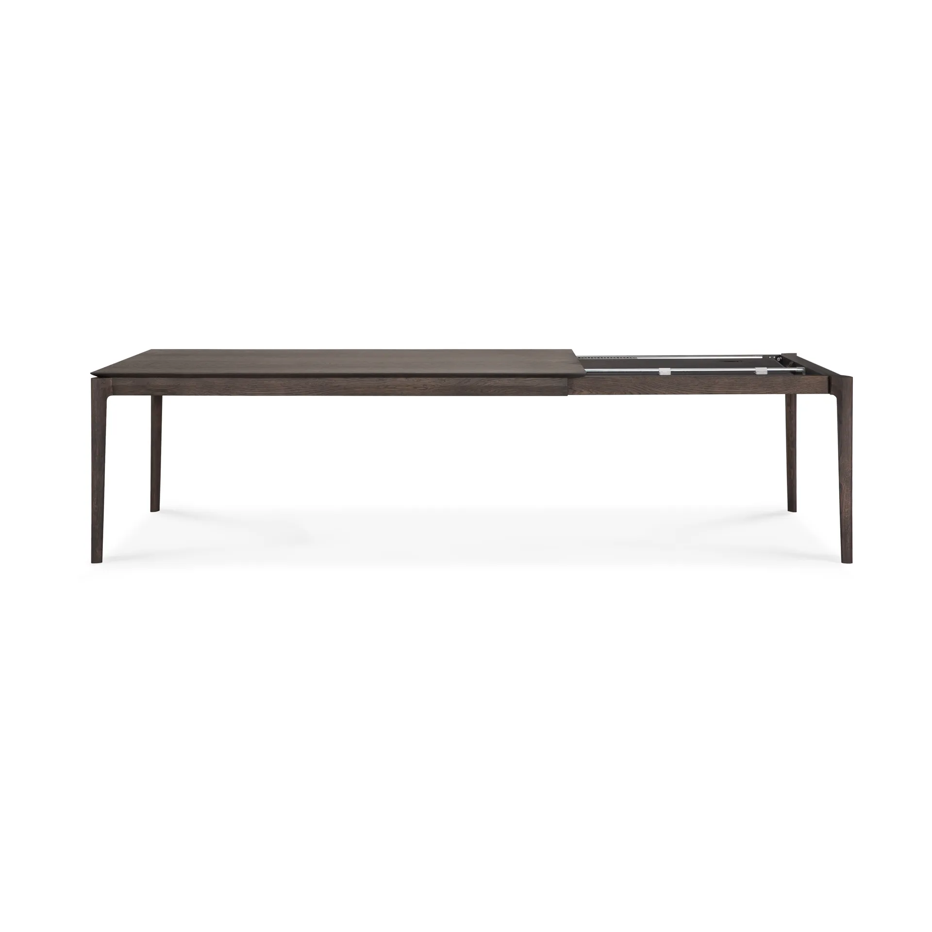 Bok utdragbart matbord, Brunlackerad ek, 100x200/300 cm Ethnicraft