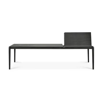 Bok utdragbart matbord - Svartlackerad ek, 100x200/300 cm - Ethnicraft
