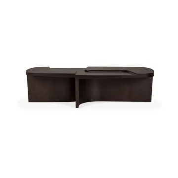 Brutalist soffbord - Rose brown mahogany, 143x75 cm - Ethnicraft