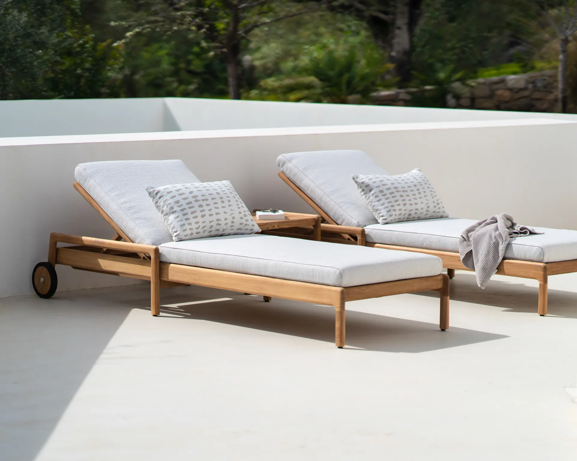 Dots outdoor kudde 40x60 cm, Lumbar (beige) Ethnicraft