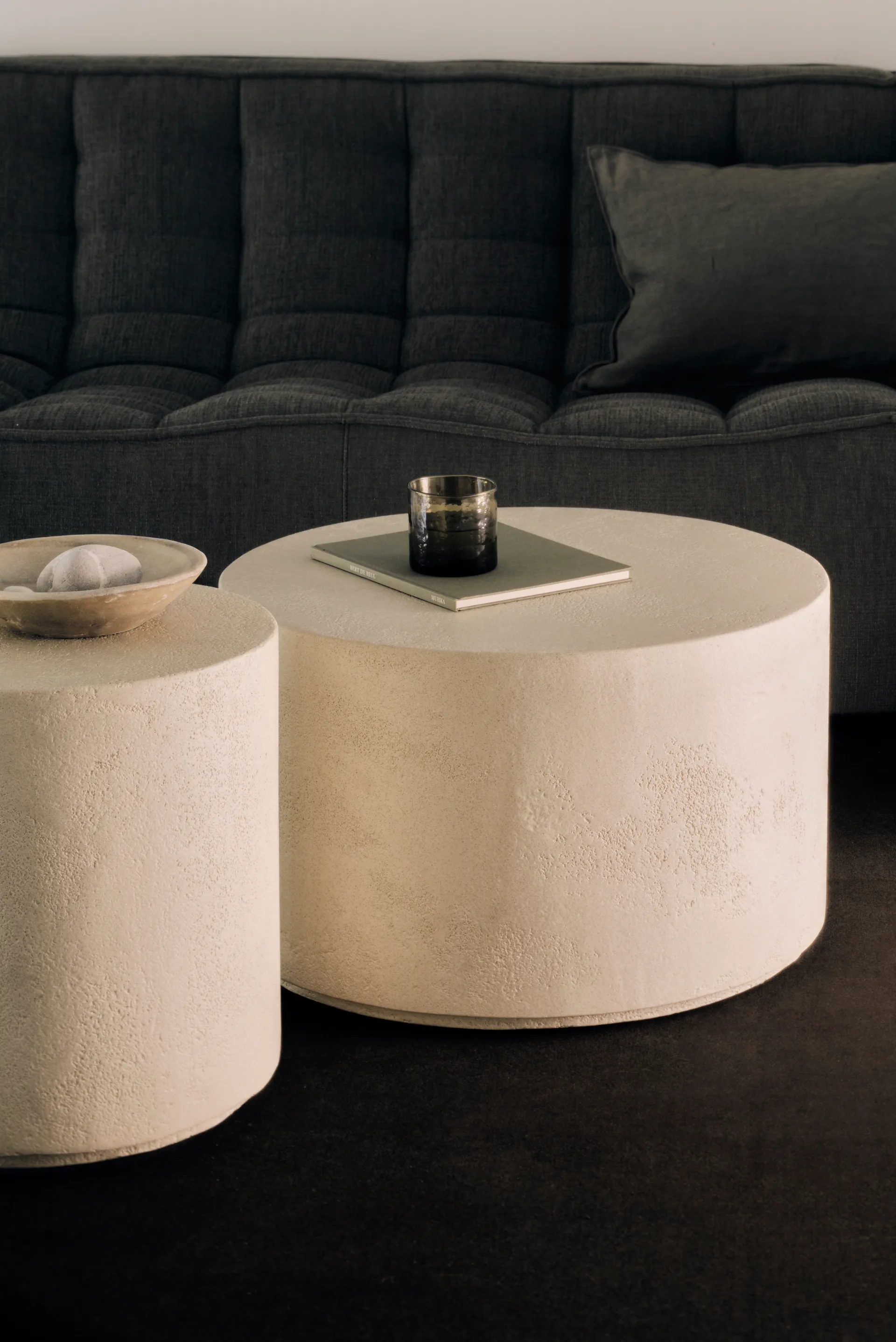 Elements soffbord, Off white, Ø60 cm Ethnicraft