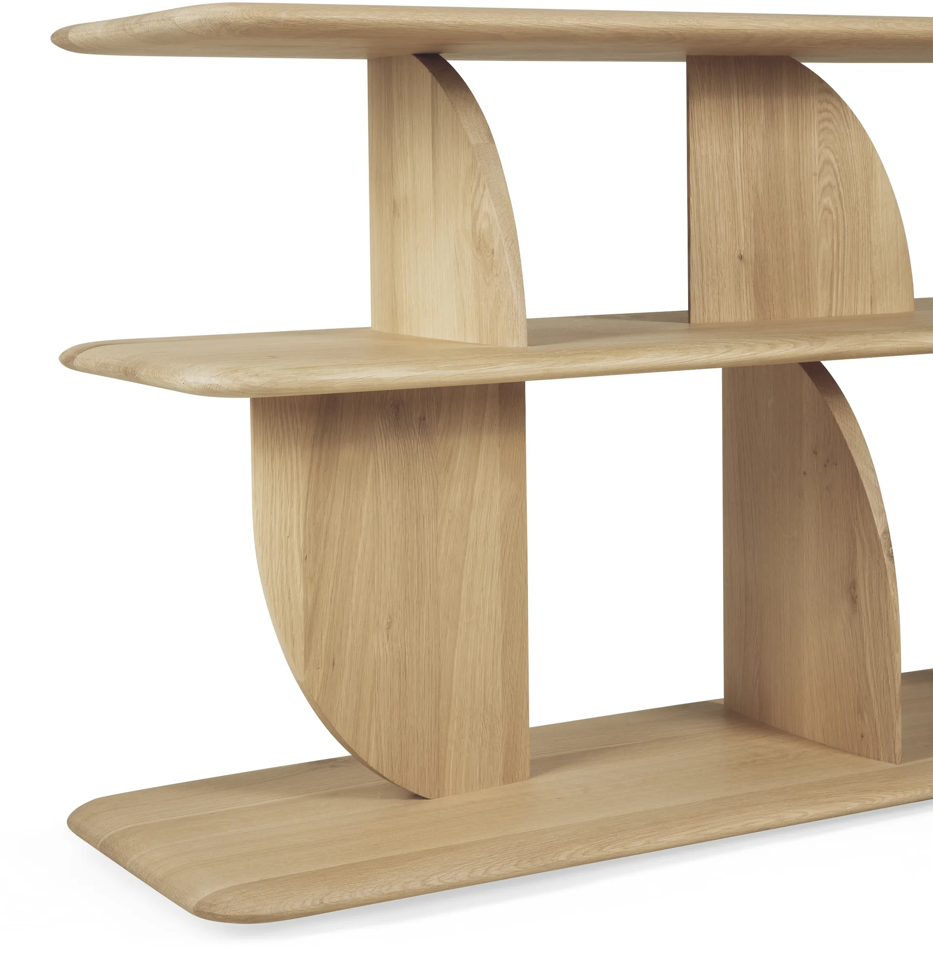 Geometric konsoll, Oak Ethnicraft