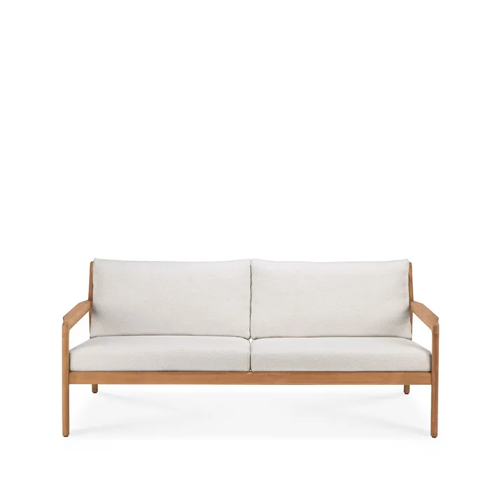 Jack outdoor soffa 2-sits teak - offwhite, teakstativ - Ethnicraft