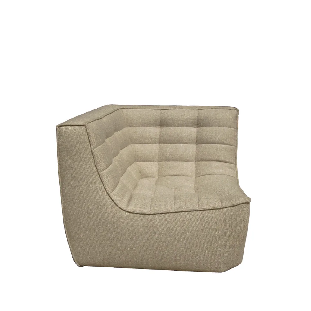 N701 hörnmodul rak, Tyg beige Ethnicraft
