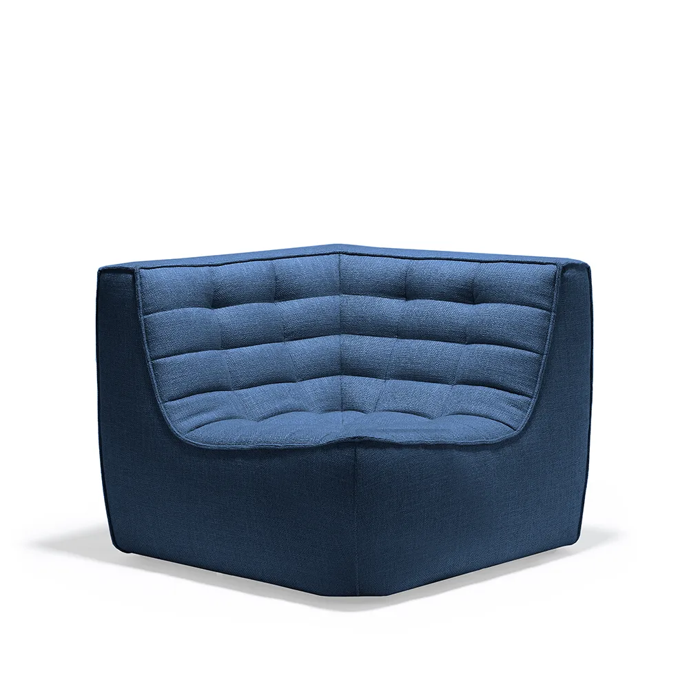 N701 hörnmodul rak, Tyg blue Ethnicraft