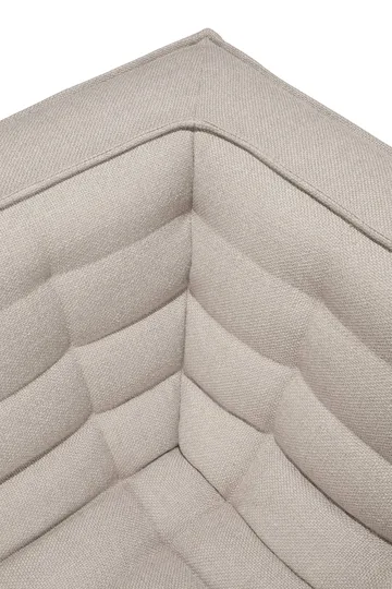 N701 soffa 2-sits - Beige, med armstöd - Ethnicraft