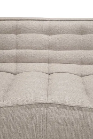 N701 soffa 2-sits - Beige, med armstöd - Ethnicraft