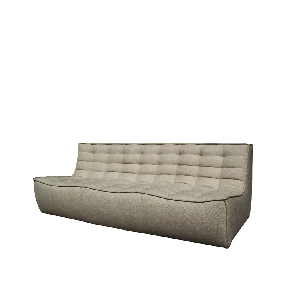 N701 soffa 3-sits, Tyg beige Ethnicraft