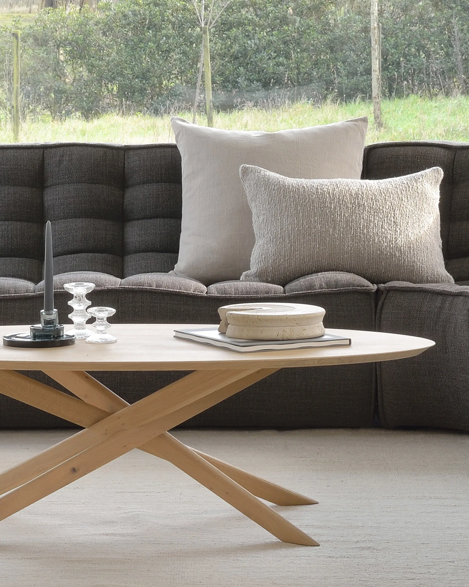 Nomad kudde 60x40 cm, Oat Ethnicraft