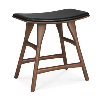 Osso pall - Teak-black leather - Ethnicraft