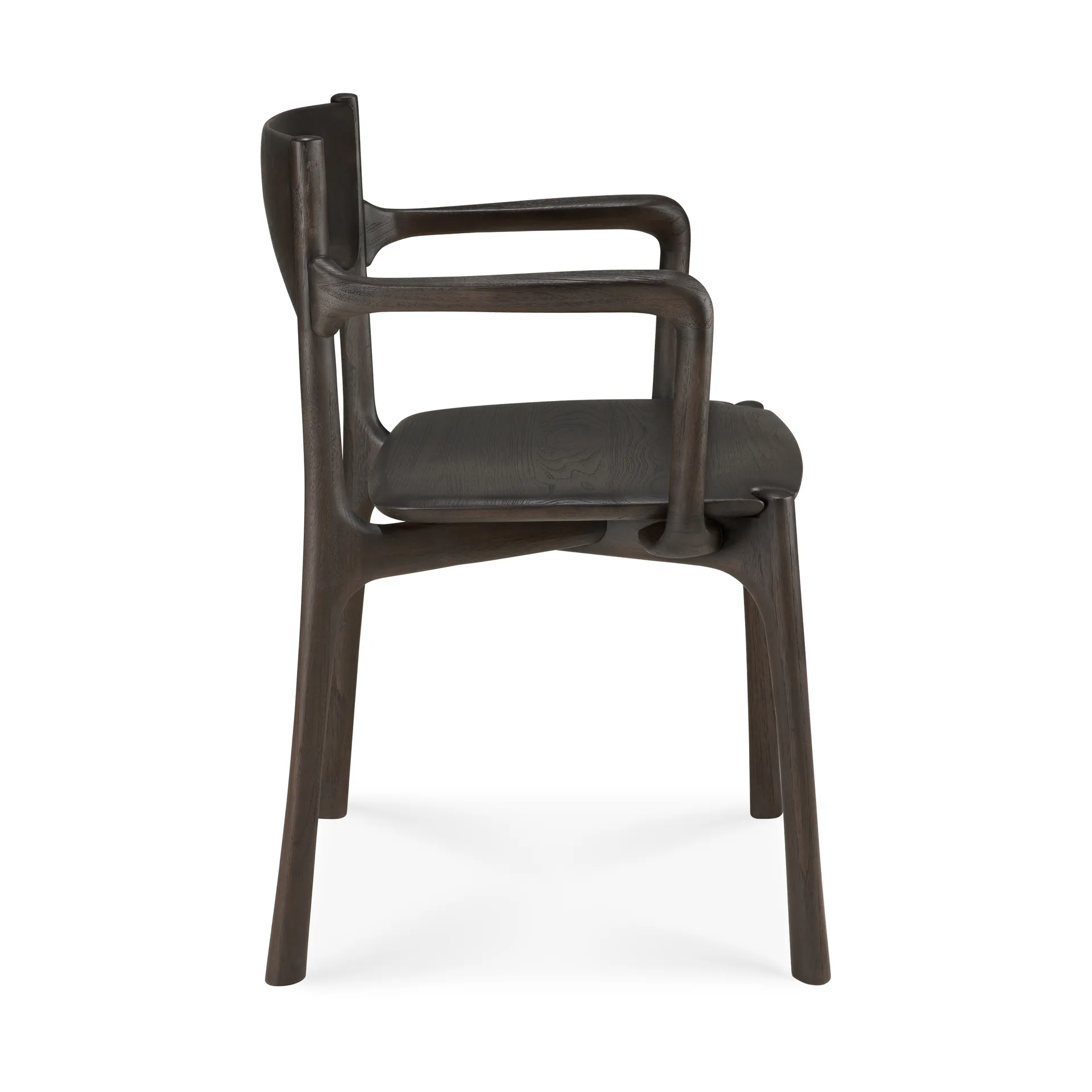 PI karmstol, Dark brown teak Ethnicraft