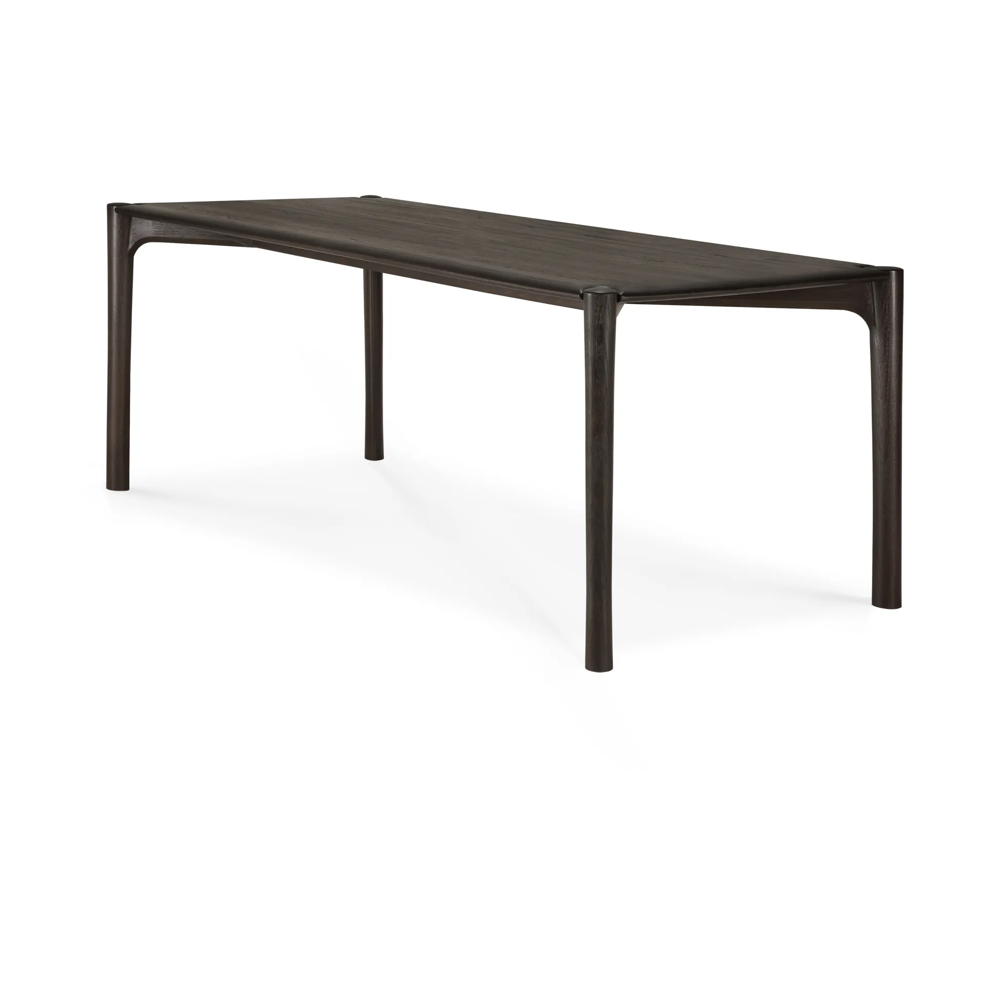 PI matbord, Dark brown teak, 200x95 cm Ethnicraft