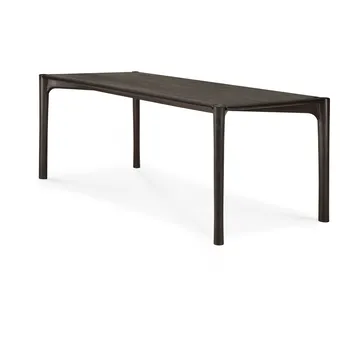 PI matbord - Dark brown teak, 200x95 cm - Ethnicraft