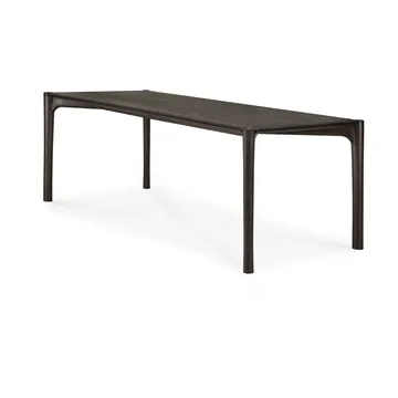 PI matbord - Dark brown teak, 220x95 cm - Ethnicraft