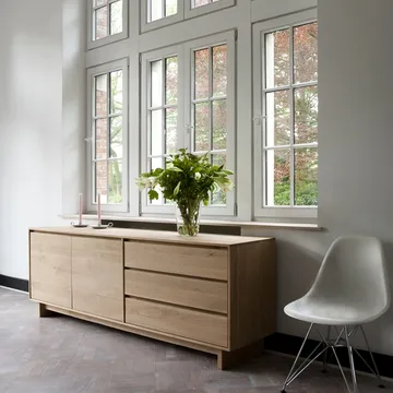 Wave sideboard - Vaxoljad ek 1 dörr 3 lådor - Ethnicraft