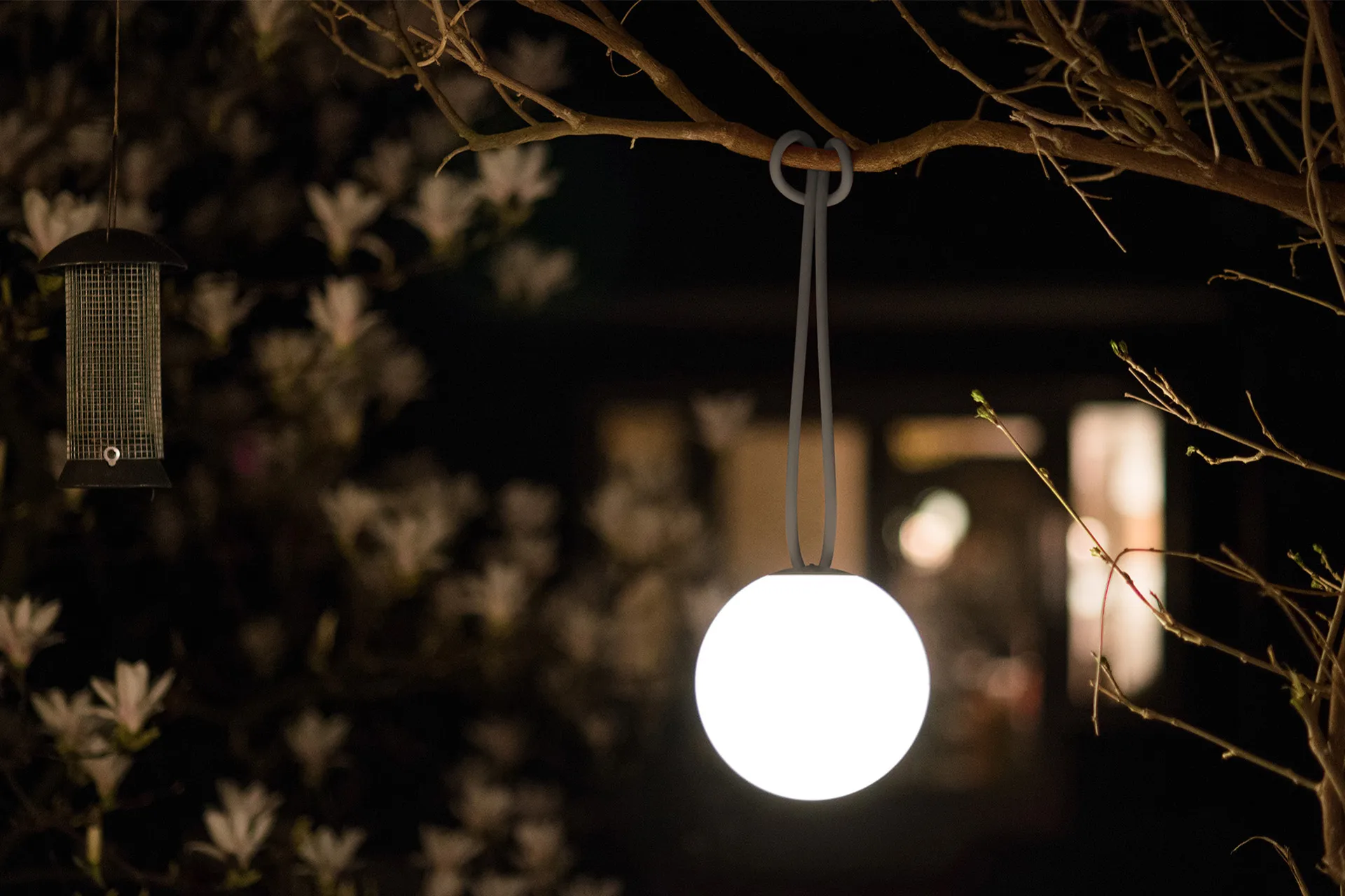 Bolleke lampa, taupe Fatboy