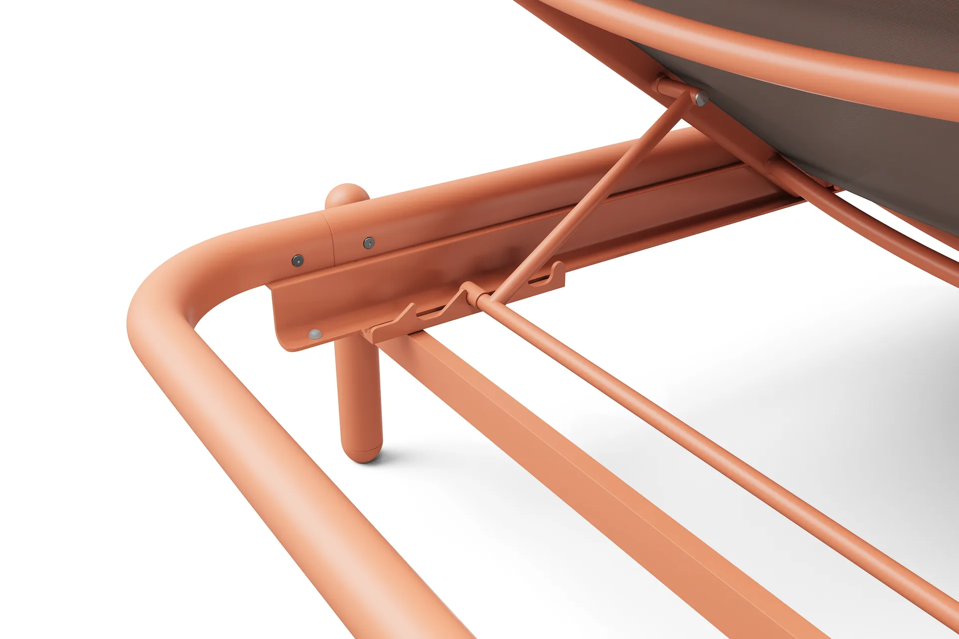Sunbun dagbädd, Terracotta-stripe orange, 212x97x39 cm Fatboy