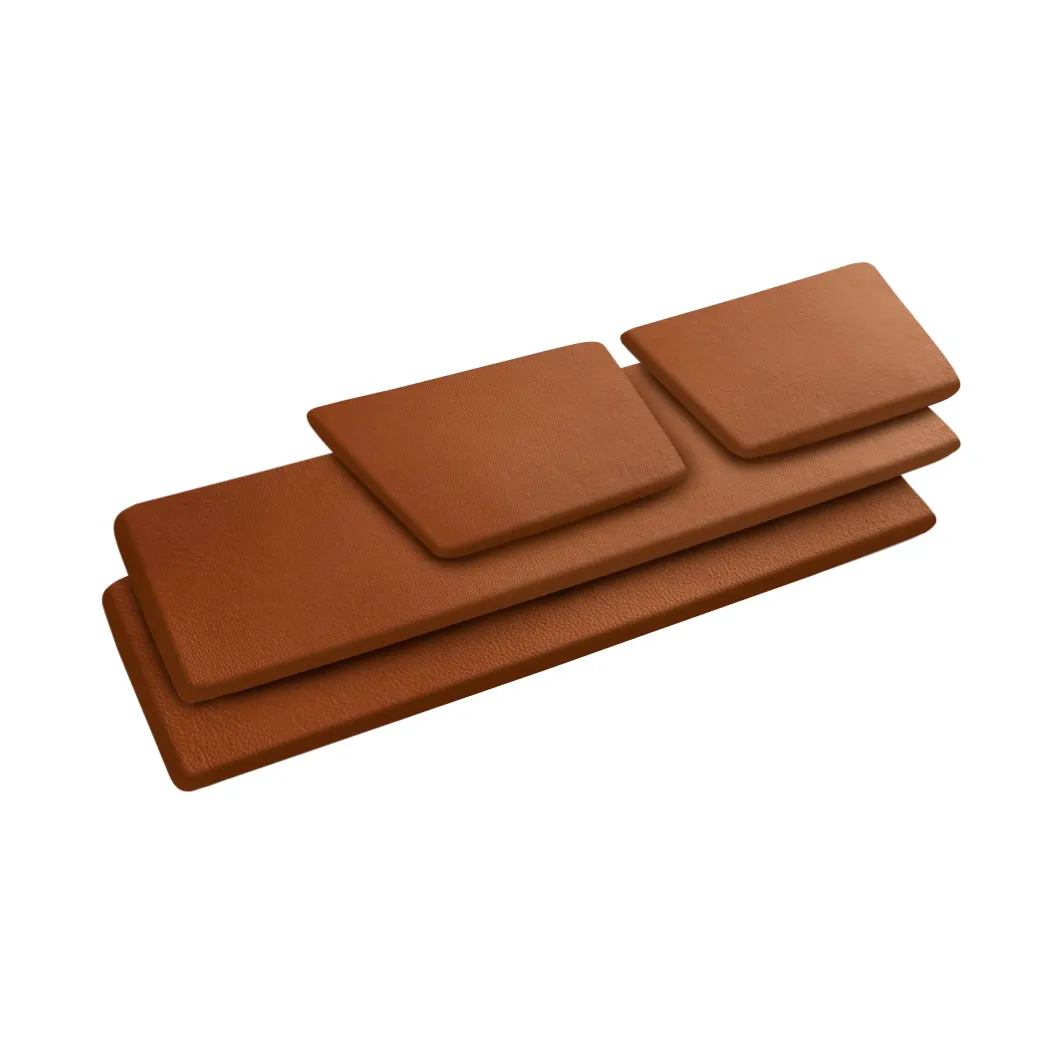 J149 sittdyna, Cognac leather FDB Møbler