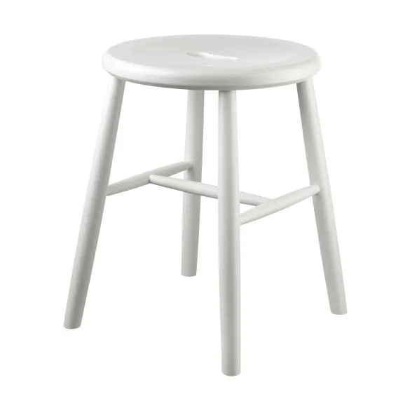 J27 pall, Beech white painted FDB Møbler