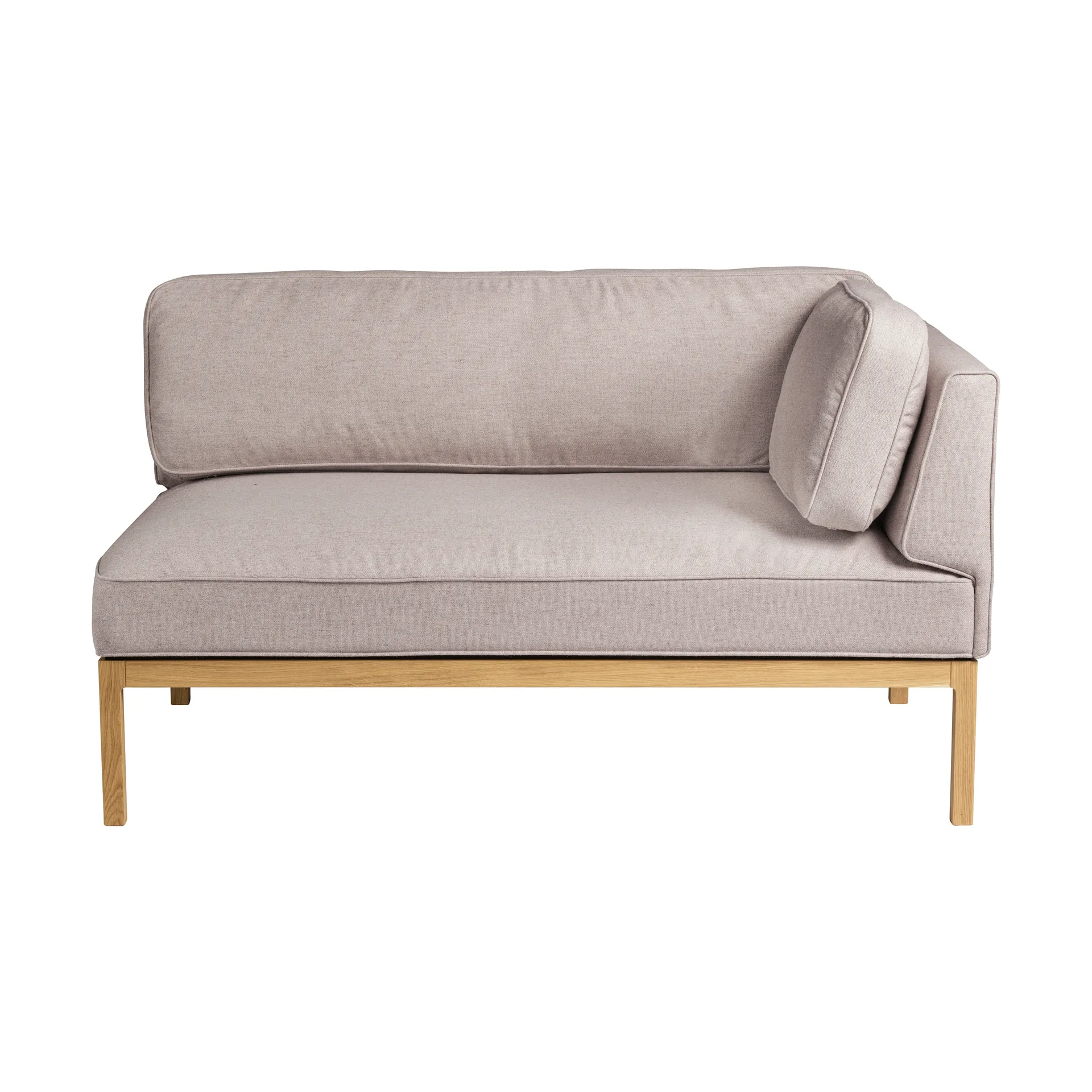 L37 7-9-13 soffmodul höger hörn 130 cm, Stone-lacquered oak FDB Møbler