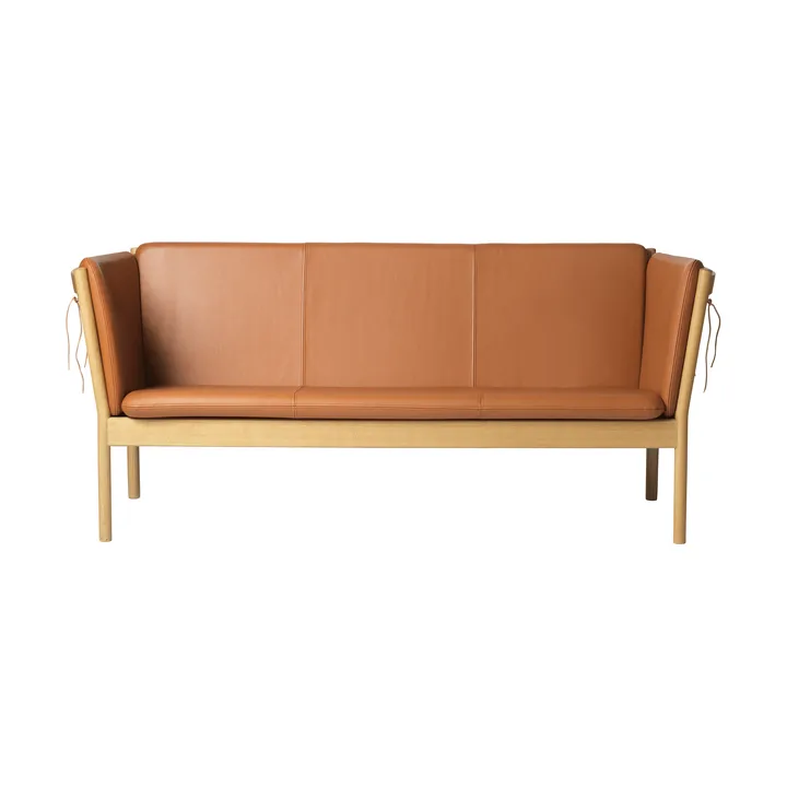 L45 MK154 soffa - Lackerad ek-läder cognac - FDB Møbler
