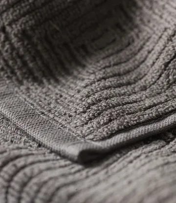 R33 Kirkeby handduk 2-pack - Granite gray - FDB Møbler