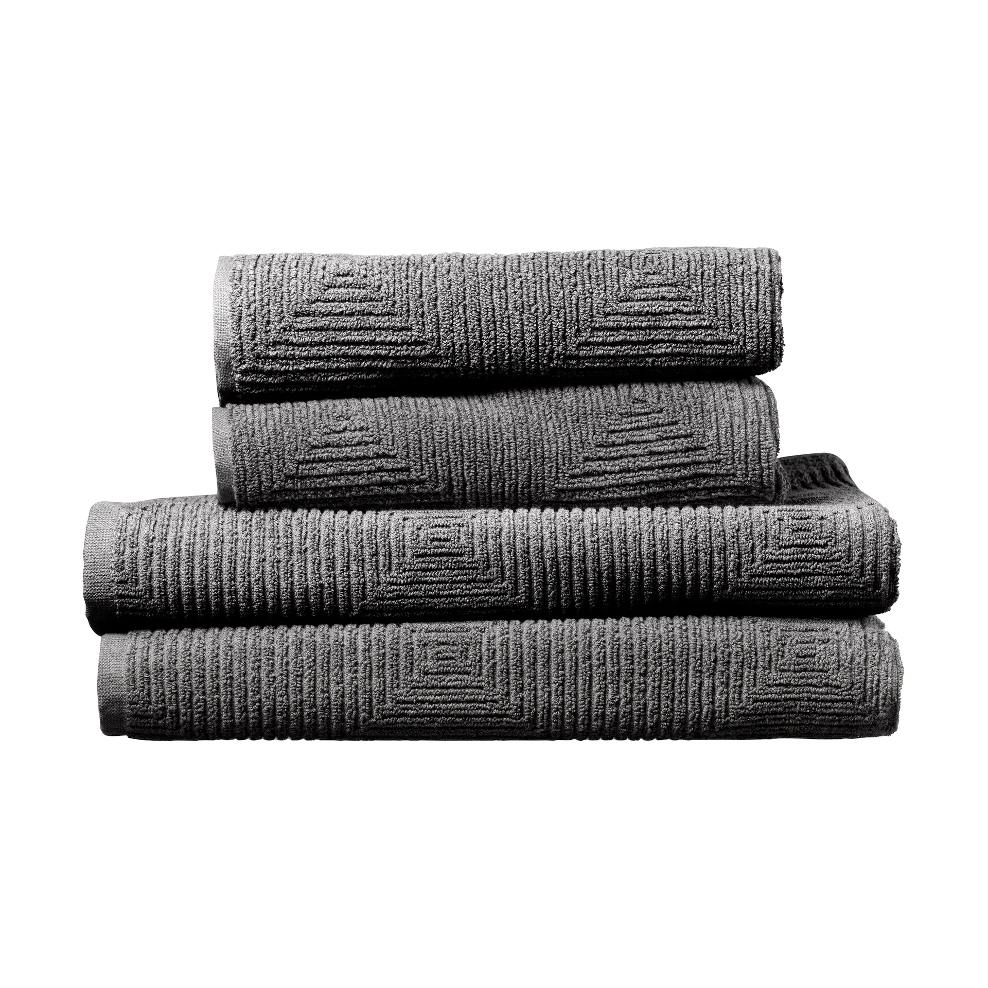 R33 Kirkeby handduksset 4 delar, Granite gray FDB Møbler