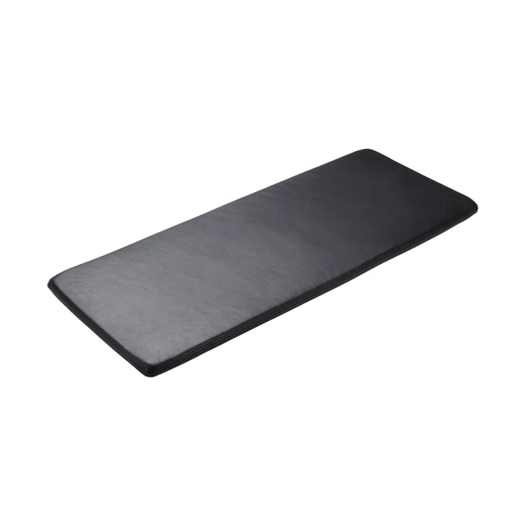 R6 Radius sittdyna 45x109 cm, Black leather FDB Møbler