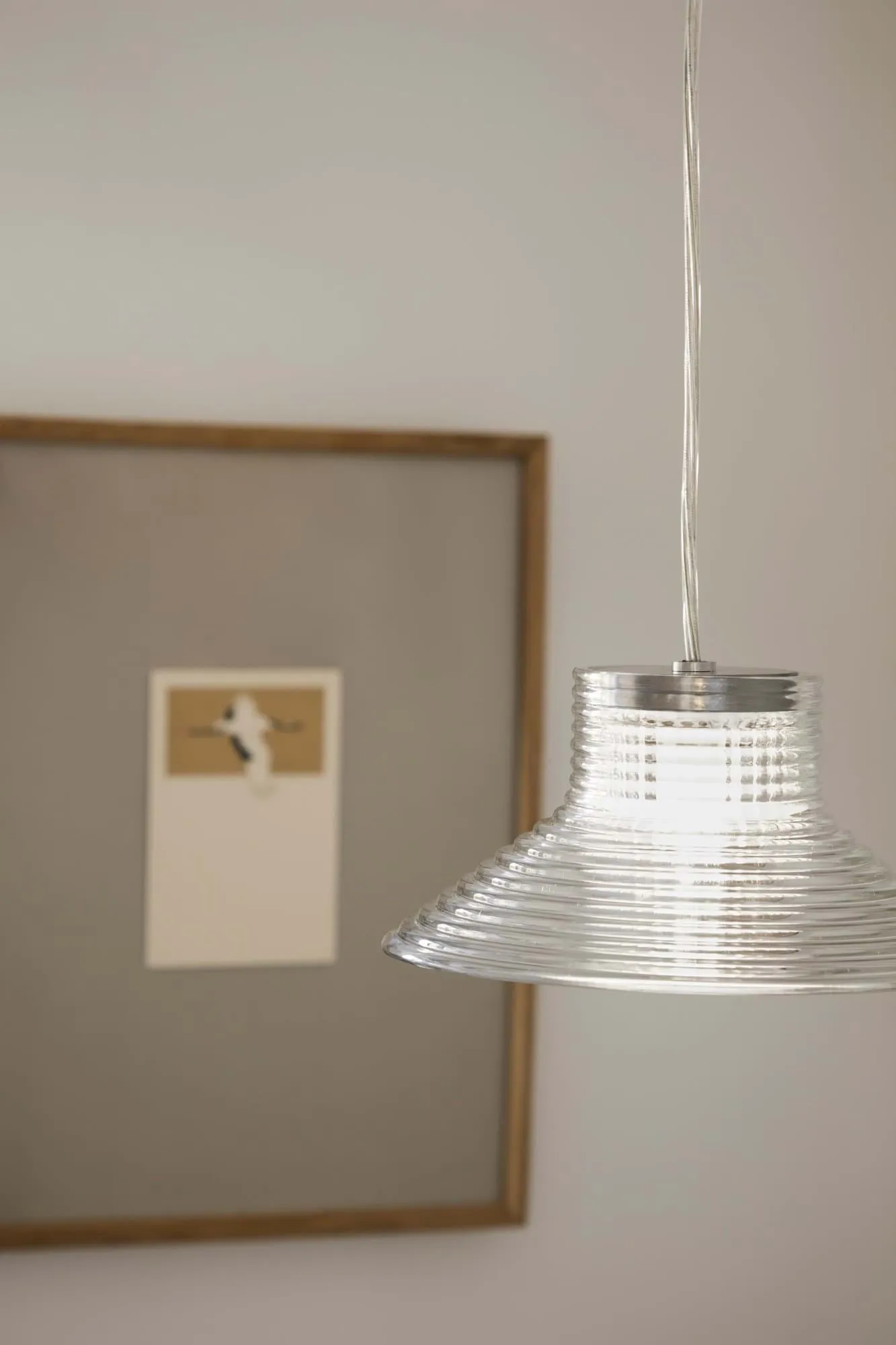 U11 Sletterhage pendel, Aluminium-opalglas FDB Møbler