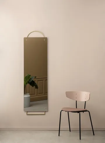 Adorn spegel 159x45 cm - Mässing - Ferm Living