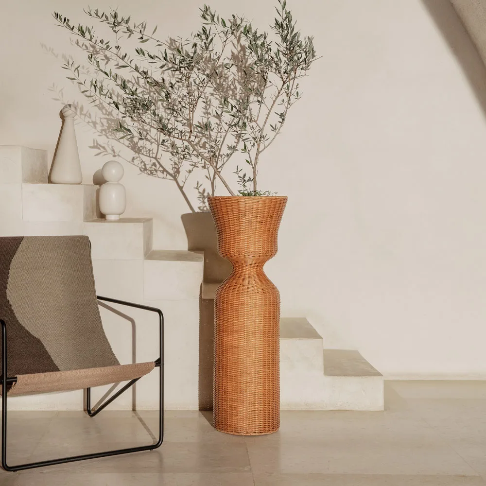 Agnes Växtkärl, natural, tall Ferm Living