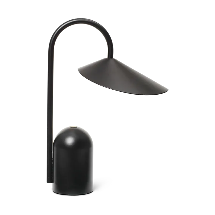 Arum portabel lampa - Black - Ferm Living