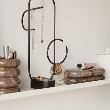 Bendum förvaringsbox - Brun marmor - Ferm Living