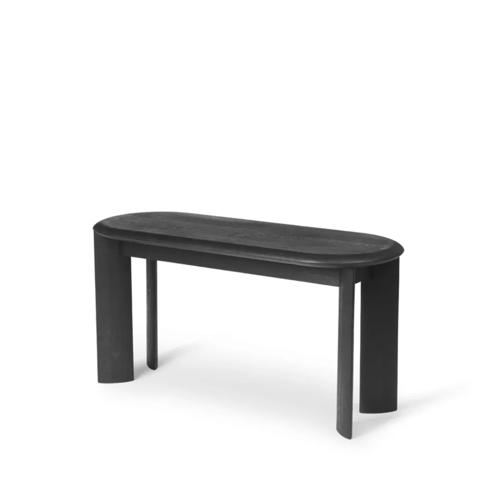 Bevel bänk 90 cm, Svartoljad ek Ferm Living